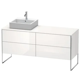 Тумба под раковину, Duravit, XSquare, шгв 1600*548*778, раковина-необходимо заказать, цвет-белый глянцевый