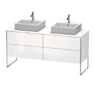 Тумба под раковину, Duravit, XSquare, шгв 1600*548*778, раковина-необходимо заказать, цвет-белый глянцевый — иконка