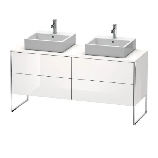 Тумба под раковину, Duravit, XSquare, шгв 1600*548*778, раковина-необходимо заказать, цвет-белый глянцевый