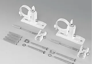 ZB0248 0001. Комплект настенных кронштейнов, WA=30-40 мм, RAL 9005 matt — иконка