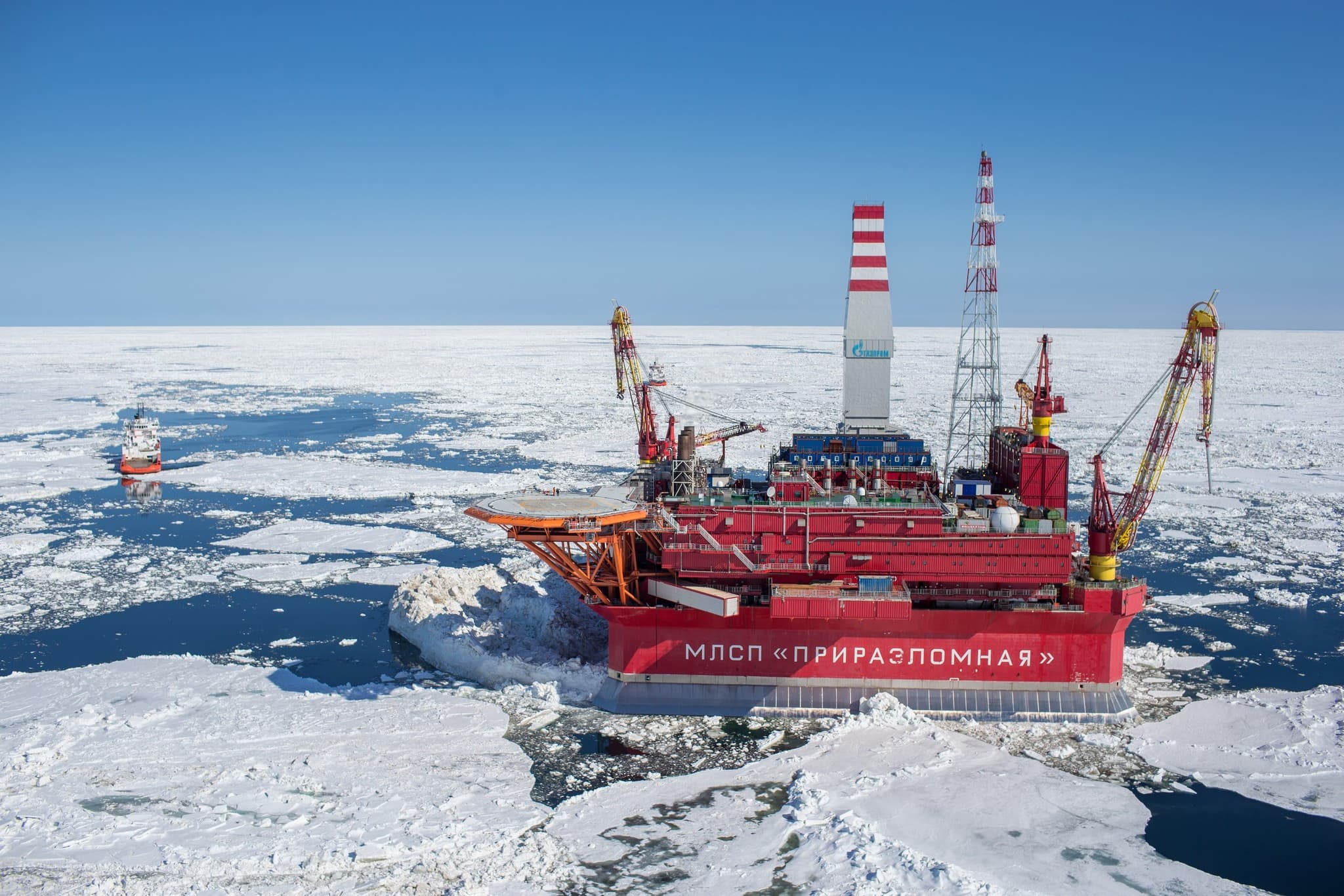 Нефтяная платформа "Приразломная" — фотография 1